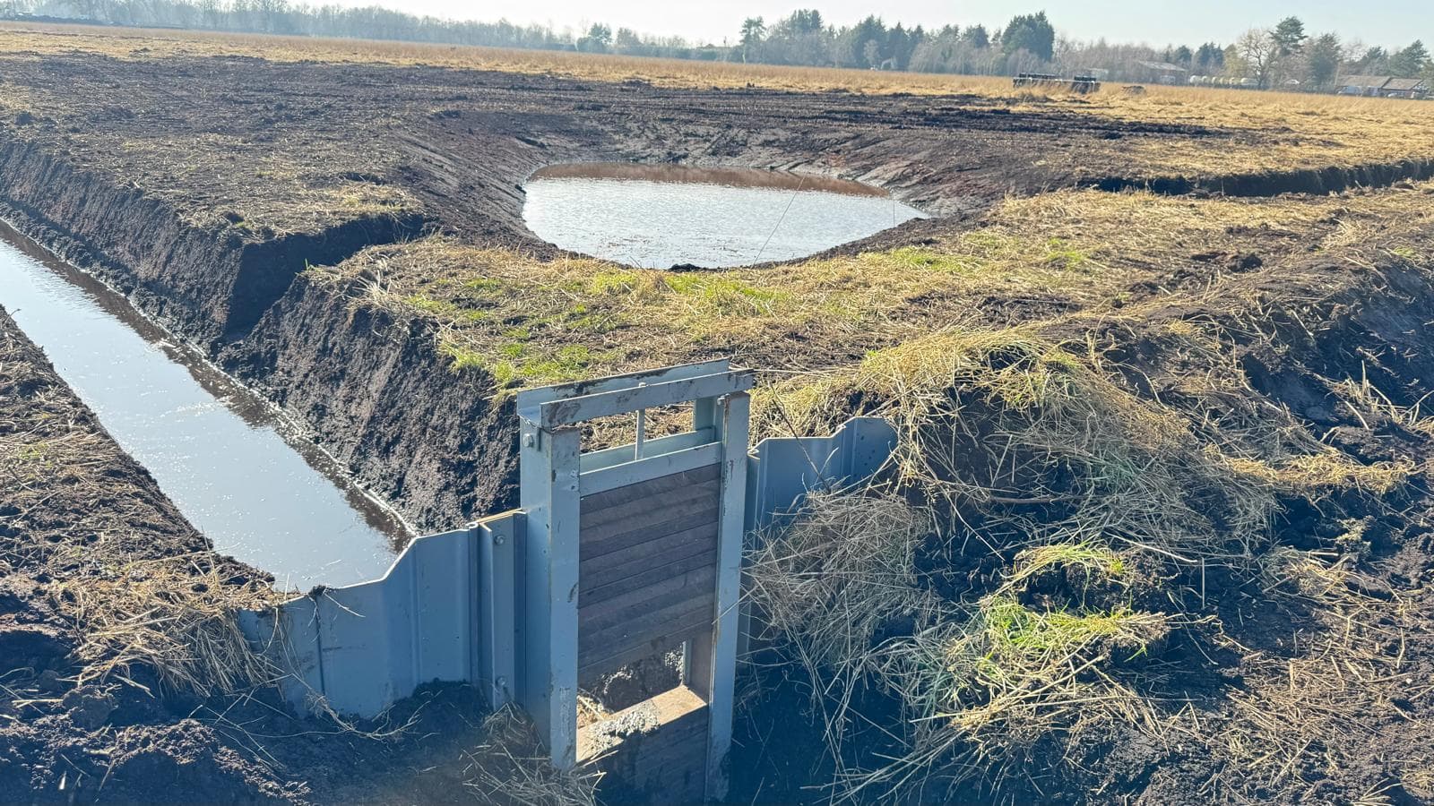 Installation of Stop Log Sluices